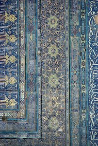 Detail van boogdecoratie, Paleis van Ak-Sarai (Wit Paleis) laat 14e eeuw