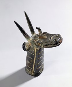 Draak, symbool van de god Marduk, Late Assyrische Periode, ca.800-600 v.Chr. door Unbekannt