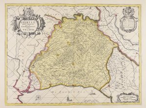 Ducatus Gelriae pars quarta quae est Arnhemiensis siue Velavia door Unbekannter Künstler