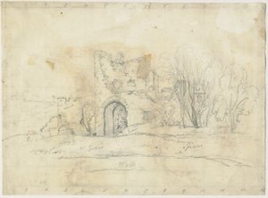 Dudley Castle - De Toren van de Wacht door Unbekannt