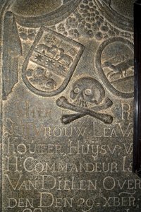 Nederlandse grafsteen in de Sint-Franciscuskerk (foto) door Unbekannt