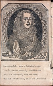 Edward Cocker, Engelse wiskundige en graveur door Unbekannt