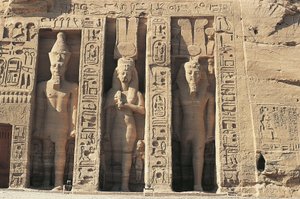 Nubische monumenten bij Abu Simbel (UNESCO Werelderfgoedlijst) door William M. Timlin