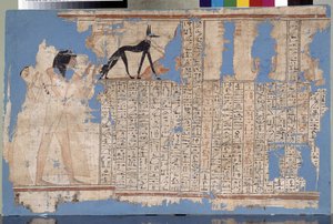Egypte: Papyrus van de 19e dynastie in de naam van Praemheb door Unbekannter Künstler