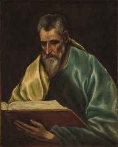 El Greco - Portret van een apostel (Sint Filippus), Fogg door Unbekannter Künstler