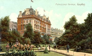 Embankment Gardens Londen door Unbekannter Künstler