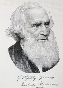 Gravure van Josiah Mason door Unbekannter Künstler