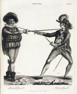Schermen: de Spaanse garde en de Italiaanse garde