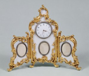 Fabergé Louis XV stijl bureauklok door Unbekannt