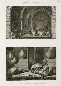 Fabricage, Overige Mattenmakers en mandenwevers, Egypte, ca. 1798