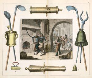 Fabricage, Wapens & Bewapening De klokkengieter door Unbekannt