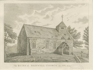 Farewell Kerk: gravure, 1744 door Unbekannt