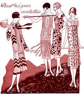 Mode: dagjurken in mei 1925