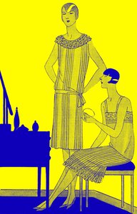 Mode: lingerie in de lente van 1928