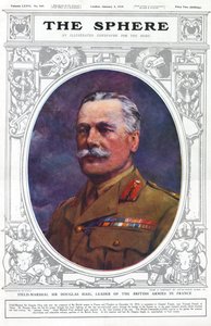 Veldmaarschalk Sir Douglas Haig, leider van de Britse legers in Frankrijk door Unbekannter Künstler