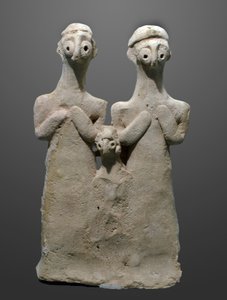 Beeldje van een familiegroep, 2000-1500 v.Chr.