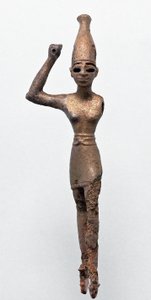 Beeldje van de God Baäl, Megiddo, ca. 1300-1200 v.Chr.