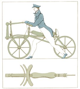 Eerste loopfiets door Unbekannter Künstler