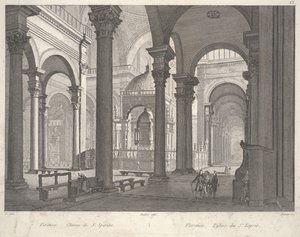Florence: Kerk van de Heilige Geest (Firenze. Chiesa di S. Spirito)