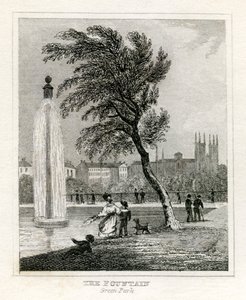 Fontein, Green Park door Unbekannt