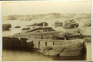 Frankrijk, Aquitanië, Pyrénées-Atlantiques (64), Biarritz: Inrichting van de vissershaven