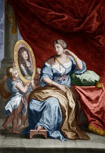 Francoise de Rochechouart de Mortemart markiezin van Montespan (1641-1707), genaamd Athenais, minnares van de Franse koning Lodewijk XIV door Unbekannter Künstler