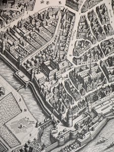 Karmelietenklooster Frankfurt 1628 door Unbekannter Künstler
