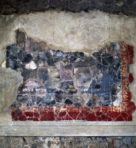 Fresco, Villa Arianna, Stabiae, Campania, Italië, Romeinse beschaving, 2e eeuw v.Chr., (detail) door Benjamin Baud