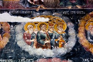 Fresco in de St. Mary