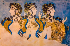 Fresco van de drie