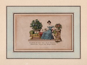 Vriendschap zal altijd je avonden sieren, Augsburg, ca. 1830 (gravure) door Unbekannter Künstler
