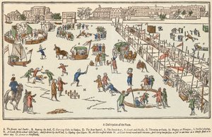 Frost Fair op de Theems door Unbekannter Künstler