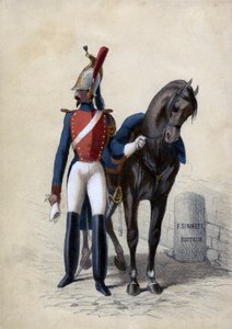 Garde de Paris, met zijn paard