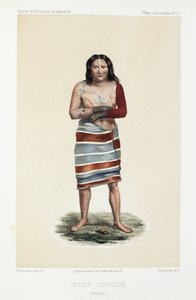 Guaycuru-indiaan, Paraguay, ca. 1843-1847