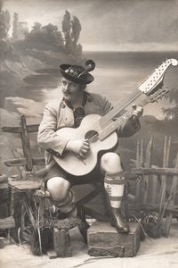 Gustav Rechl, Duitsland 1908 (zwart-wit foto) door Unbekannter Künstler