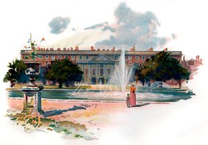 Hampton Court, Oostelijke Voorzijde door Unbekannter Künstler