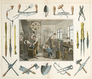 Handgereedschap De instrumentmaker door Unbekannt