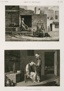 IJzerwaren & Gereedschappen, Messenslijper en kapper, Egypte, ca. 1798 door Unbekannt