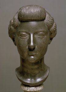 Hoofd van Livia Drusilla, Romeins, c.30 v.Chr. door Unbekannt