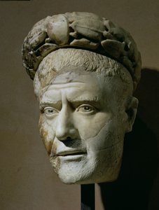 Hoofd van Philip de Arabier, Romeins keizer (244-249) door Unbekannt