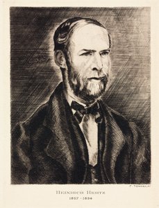 Heinrich Hertz, Duitse natuurkundige, eind 19e eeuw door Unbekannt