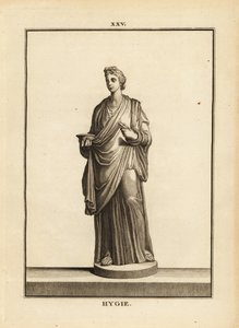 Hygieia, Griekse en Romeinse godin van gezondheid en reinheid door Unbekannt