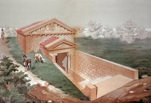 Hypogee Martyrium van Poitiers door Unbekannter Künstler