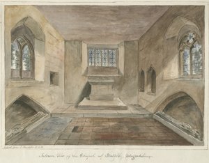 Interieur van Statfold Kapel door Unbekannt