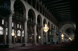 Interieur van de Gebedshal, ca. 705-715 na Christus door Unbekannt