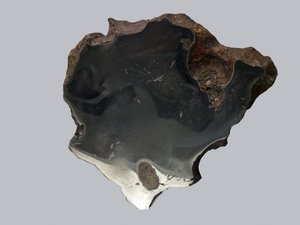 IJzermeteoriet (IAB). Gevonden in Canyon Diablo (VS) in 1891. Nationaal Natuurhistorisch Museum, Parijs door Unbekannt