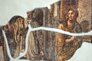 Isiac-ceremoniemozaïek, uit Vakto, Turkije door Unbekannt