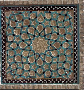 Islamitische kunst: zicht op een binnenpaneel van Jameh door Unbekannt
