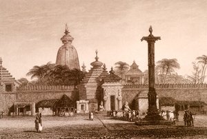 Jaganath Tempel, Orissa, India door Unbekannter Künstler