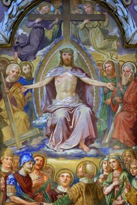 Jezus Christus in Majesteit. Abdij van Klosterneuburg, Wenen, Oostenrijk